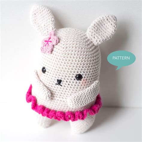 Crochet Bunny Pattern Crochet Stuffed Animal Bunnyamigurumi - Etsy