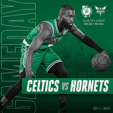 TONIGHT ☘️ #Celtics vs @hornets, 6:00 p.m. on @nbcsboston and ...