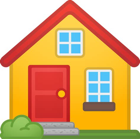 House Icon - House Emoji Png Clipart - Full Size Clipart (#5631016) - PinClipart