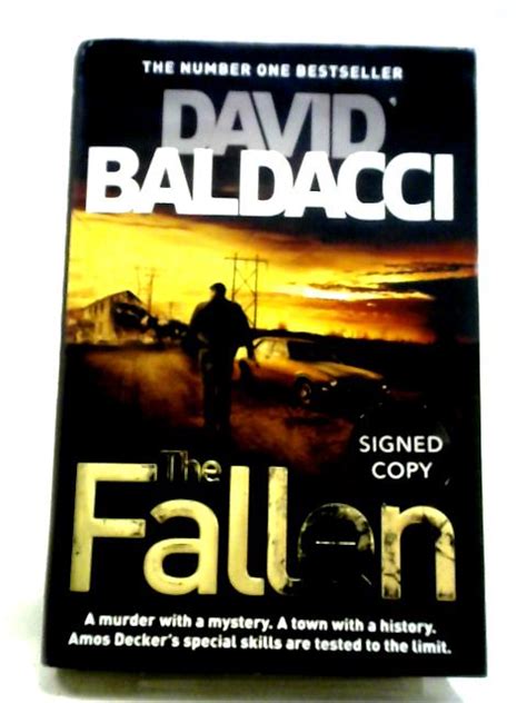 The Fallen (Amos Decker series, 4) By David Baldacci | Used | 1695017504ADA | Old & Rare at ...