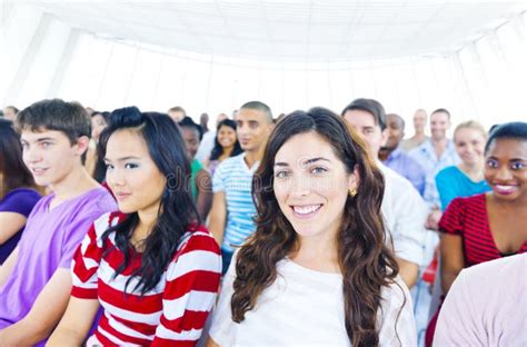 Large Group of Student in the Conference Room Stock Photo - Image of ...