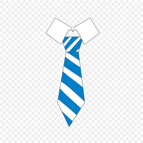 Striped Tie Clipart Transparent PNG Hd, Blue And White Striped Tie ...