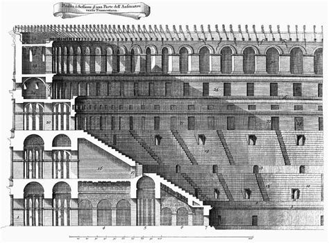 Roman Colosseum Diagram