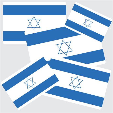 The flag of Israel. Flag icon. Standard color. 36120329 Vector Art at ...