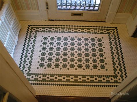 Portfolios Archive - Céramiques Hugo Sanchez Inc | Mosaic flooring, Victorian tile, Entryway ...