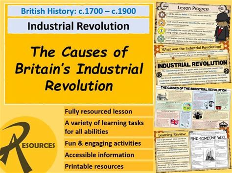 Industrial Revolution - Causes | Teaching Resources