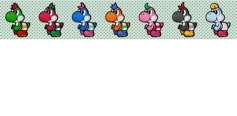 Paper Mario TTYD Yoshi Kids by The1Yoshi on DeviantArt