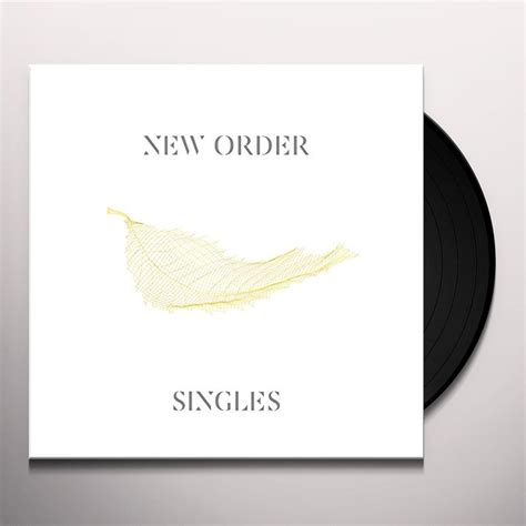 New Order SINGLES (2015 REMASTER) Vinyl Record