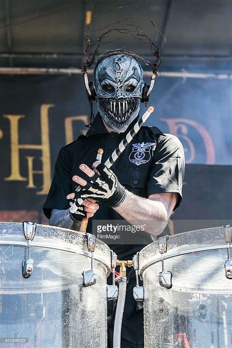 Mushroomhead performs live at White River Amphitheater on July 8,... | Metal music bands, Heavy ...