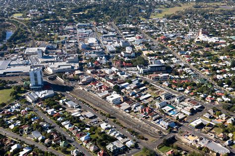 Aerial Photo Ipswich CBD QLD Aerial Photography