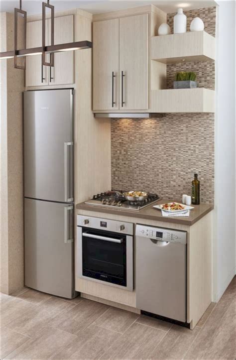 Mini Kitchen Design 3 | Small modern kitchens, Small apartment kitchen ...