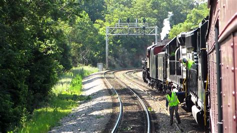 Southern 630 Steam Locomotive Blowing Off Steam - YouTube