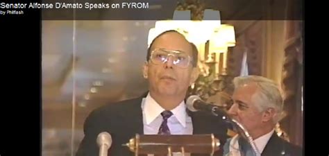 Speech by Senator Alfonse D’Amato about Macedonia (1992) | History Of ...