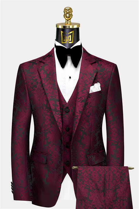 Burgundy and Black Suit | Gentleman's Guru