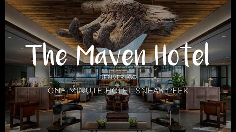 The Maven Hotel 1 Minute Hotel Sneak Peek - YouTube