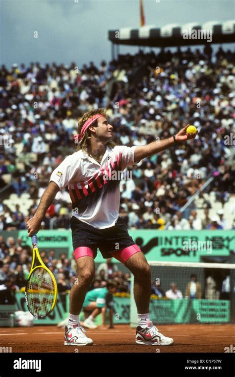 Andre agassi 1990 hi-res stock photography and images - Alamy