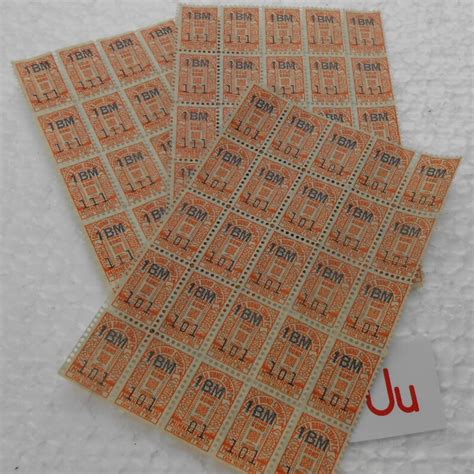 75 Gold Bond Savings Trading Stamps Orange Color 3 Sheets of - Etsy