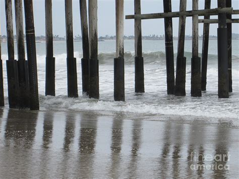 Ventura Beach Pier Photograph by Cassandra Raine | Fine Art America