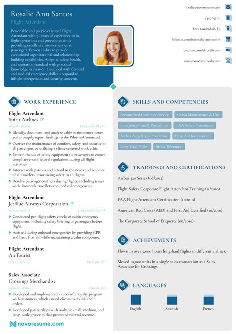 example of cover letter for flight attendant resume