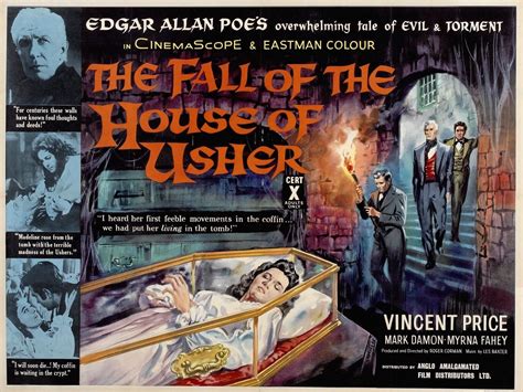 THE FALL OF THE HOUSE OF USHER Movie Poster 1960 | eBay