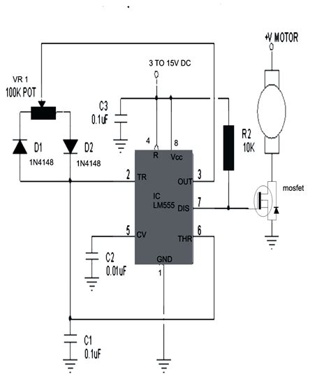 Motor Control Circuit With Timer