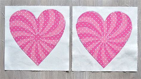 Free Heart Quilt Pattern, raw edge applique, 2 sizes. | Heart quilt, Heart quilt pattern ...