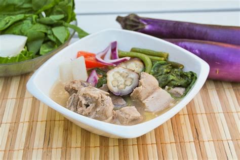 Pork Sinigang (Pork in Tamarind Soup) - Salu Salo Recipes