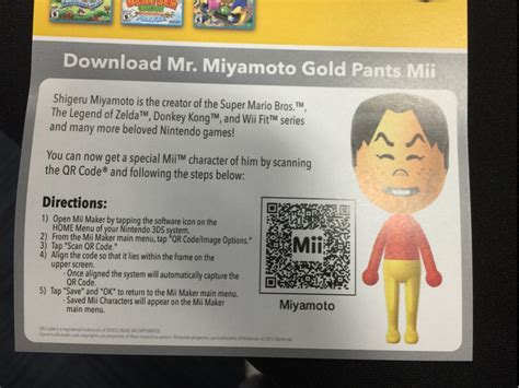 Golden Mii Qr Codes Usa