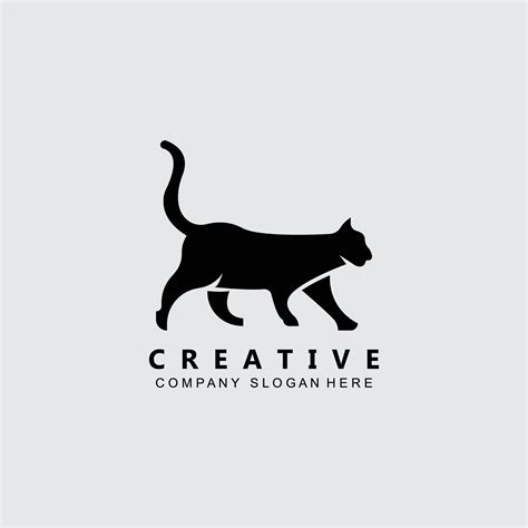 icono vectorial de un logotipo de animal gato con una pose adorable ...