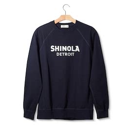 Shinola Logo Sweatshirt | Navy | Shinola® Detroit