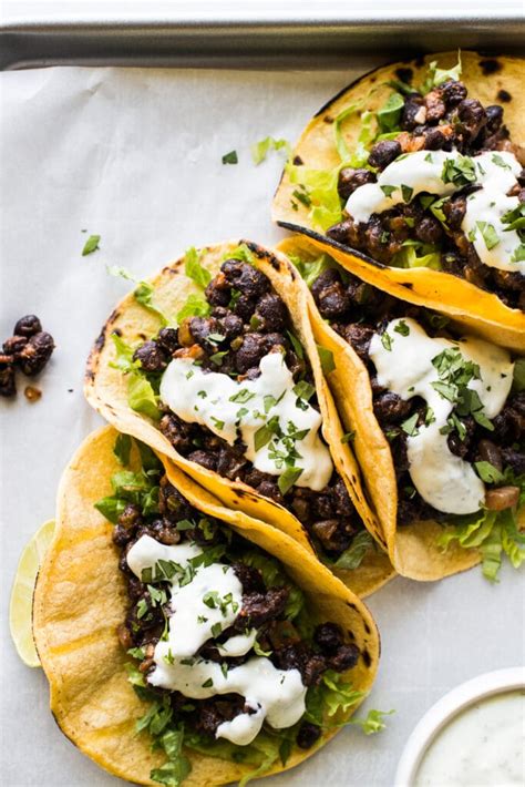 Black Bean Tacos - Isabel Eats