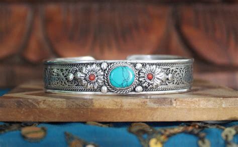 Turquoise Bracelet Birthstone Bracelet Blue Stone Bracelet - Etsy