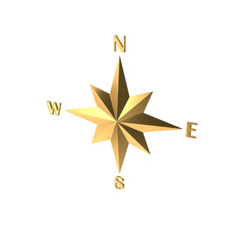 Gold Compass Rose PNG Images & PSDs for Download | PixelSquid - S10708710A