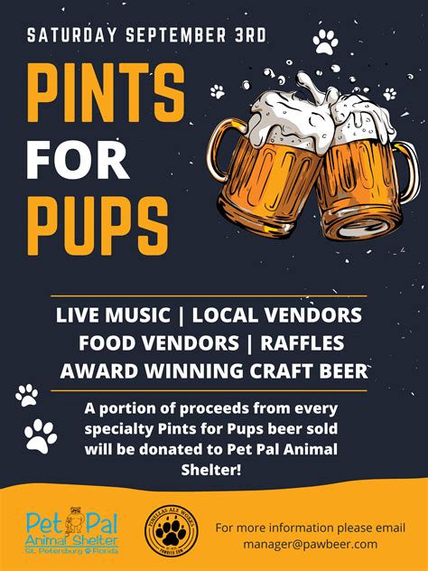 Pints for Pups - Pinellas Ale Works