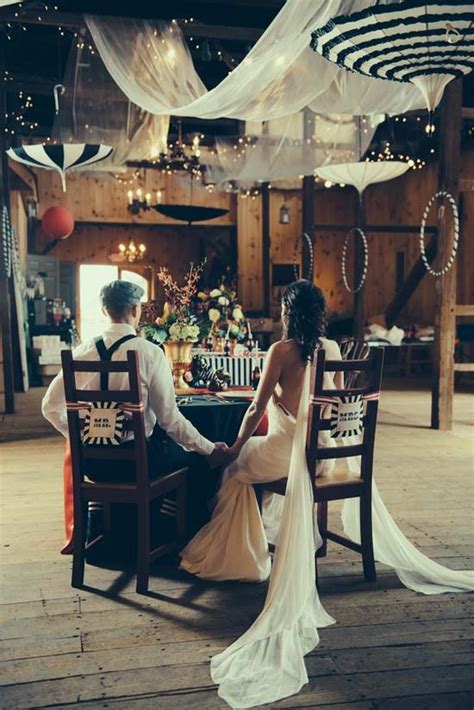 Quaint and Quirky “The Night Circus”-inspired Wedding Shoot | Circus wedding, Circus wedding ...