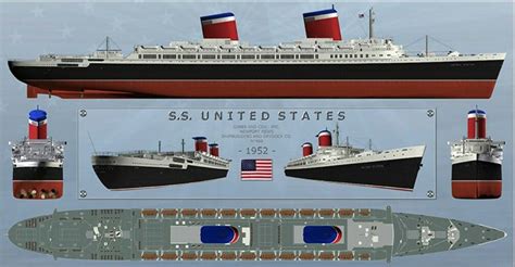 Ss United States detail sheet by carsdude on DeviantArt | Cruise liner ...