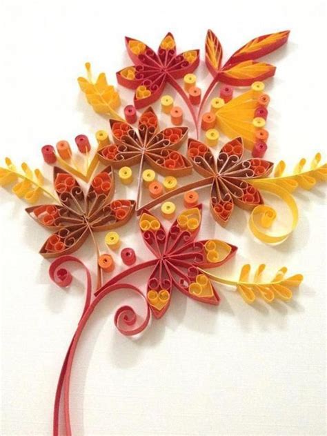 Paper Quilling Art Kit Maple Leaf Patterns BQ90882 | Quilling patterns ...