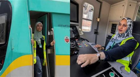 'I have several thousand lives in my hands every day': Egypt's first woman Metro train driver ...