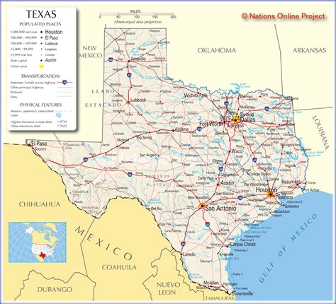 Corpus Christi, Texas Map