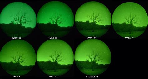 US Gen 3 OMNI Direct-Comparison Pics. OMNI II - OMNI VII & Filmless ...