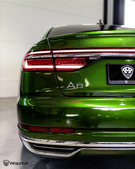 Audi A8 - Green Metallic Wrap | WrapStyle