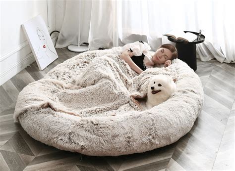 A Snuggle Spot With Your Best Friend: Human-Sized Dog Bed