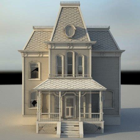 psycho house s 3d model