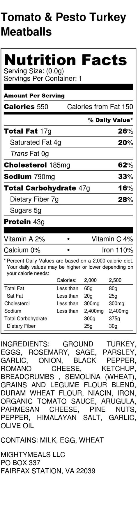 Meatball Sandwich Nutrition Facts – Blog Dandk