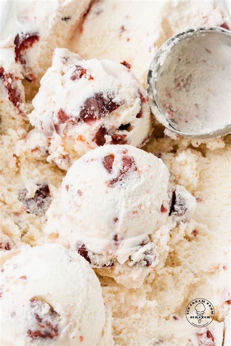 Cherry Vanilla Ice Cream Recipe - Ice Cream From Scratch