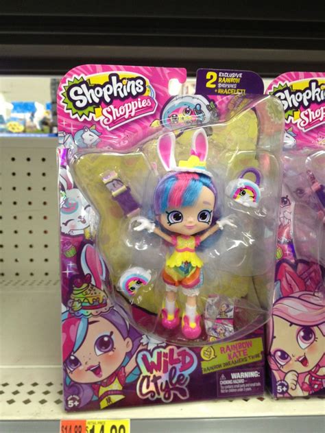 Shopkins season 9 wild style Rainbow Kate Shoppies doll. | Shoppies dolls, Shopkins toys ...