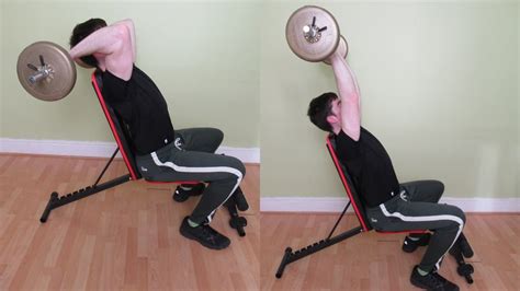 Overhead Seated Barbell Tricep Extension Tutorial