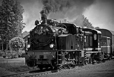 High Angle View of Train on Railroad Tracks · Free Stock Photo