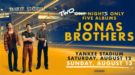 Jonas Brothers Add Second Yankee Stadium Date Due to Demand