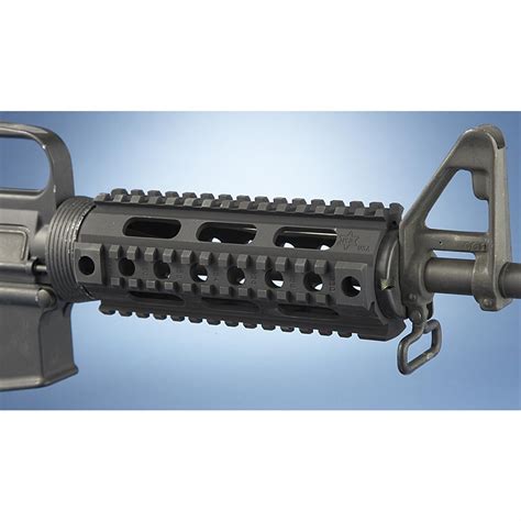 Aluminum Quad Rail Handguard for AR - 15 / M16 / M4 - 152541, Tactical Rifle Accessories at ...